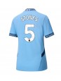 Billige Manchester City John Stones #5 Hjemmedrakt Dame 2024-25 Kortermet